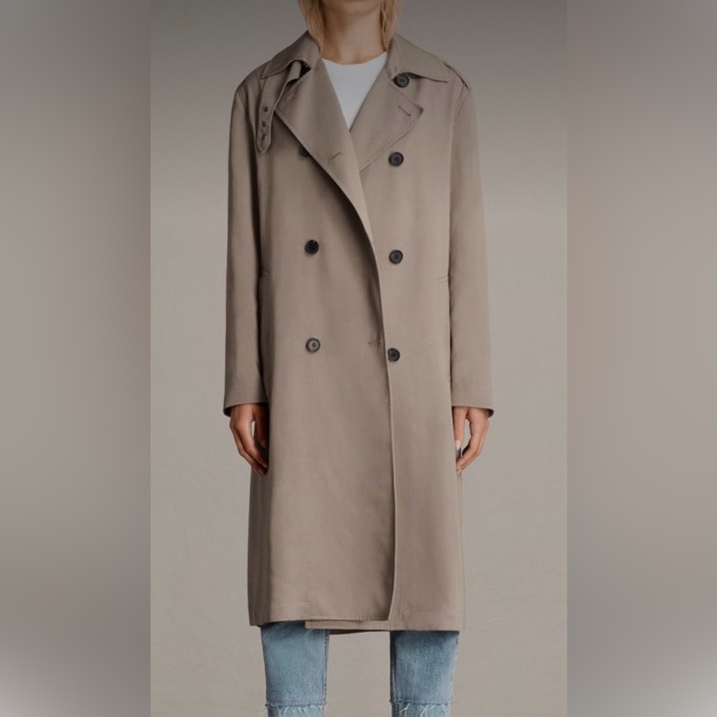 Allsaints Sirena Mac Trench Coat